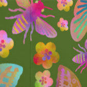 モスブンブンいう音の蝶 壁紙 (縫い目)