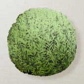 モスボールスケッチグリーンラウンドピロー ラウンドクッション (正面)