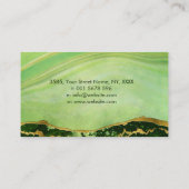 モスマラカイトウェーブズ名刺 名刺 (裏面)