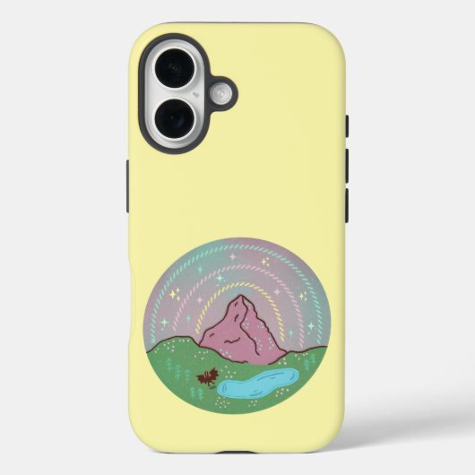 モスマンの故郷の惑星 | 未確認生物の宇宙伝承アート Case-Mate iPhoneケース (裏面)