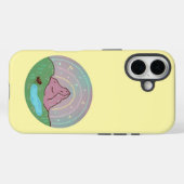 モスマンの故郷の惑星 | 未確認生物の宇宙伝承アート Case-Mate iPhoneケース (裏面 (横))
