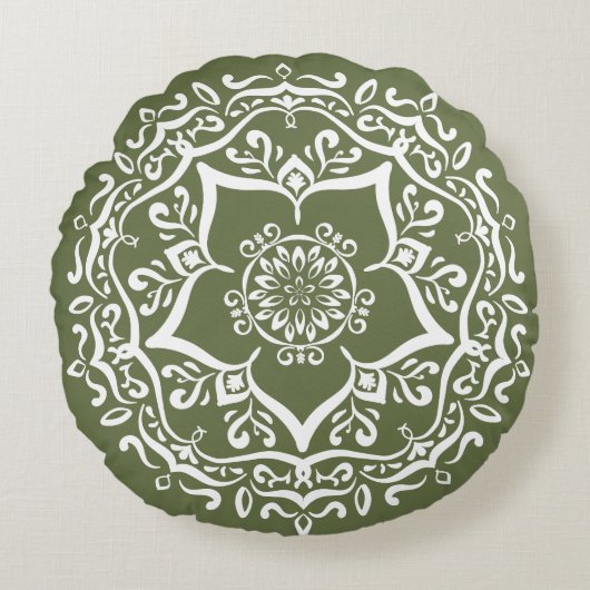 モスマンダラ ラウンドクッション (正面)