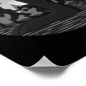 モスマンビグフートロッチネスモンスターモンスターユフォおもしろいC ポスター (角)