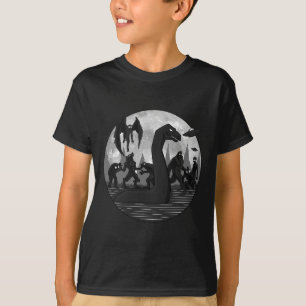 モスマンビグフートロッチネスモンスターモンスターユフォおもしろいC Tシャツ