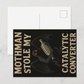 モスマン未確認生物 ポストカード (正面/裏面)