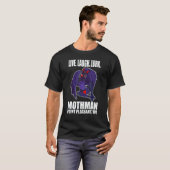 モスマン ライブ ラブ 未確認生物 潜伏 Tシャツ (正面フル)