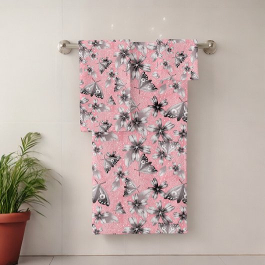 モスメドウピンク バスタオルセット