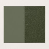 モスモダングリーン分割折り畳み名刺 名刺 (外部フラット)