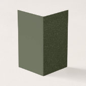 モスモダングリーン分割折り畳み名刺 名刺 (外部)