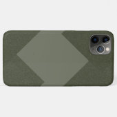 モスモダングリーンiPhoneケース Case-Mate iPhoneケース (裏面(横))