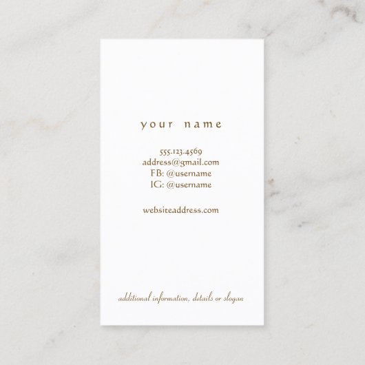 モスユニーククリエイティブ設計者 名刺 (裏面)