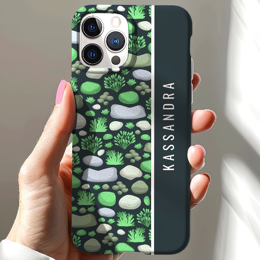 モス アンド ストーンズ カスタム パーソナライズド ネーム Case-Mate iPhoneケース