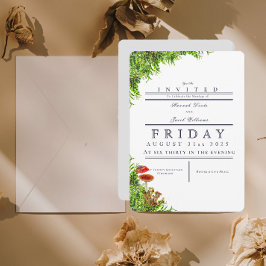 モス&マッシュルームマジカルフォレスト結婚式招待状 招待状