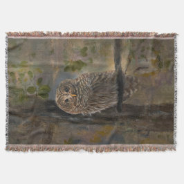 モズクサギの絵画 14 x 28 スローブランケット
