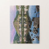 モセルエディガーエラーサンセットリバーコケムサミナリー ジグソーパズル (縦)