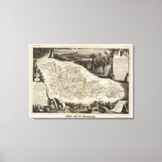 モゼル省 キャンバスプリント (正面)