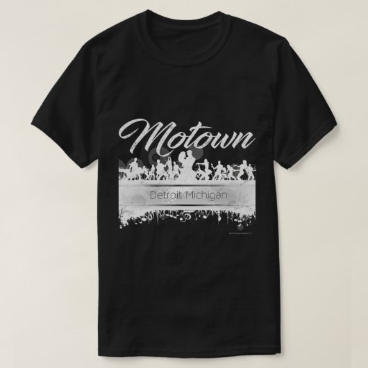 モタウンサウンドデトロイト動揺してミシガンヴィンテージ.p tシャツ (デザイン正面)