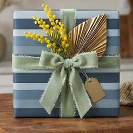 モダナ リニア | スレート & ノルディック シー ラッピングペーパー