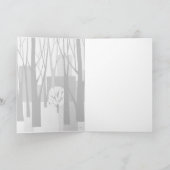 モダニストアーバンウィンターホリデーカード シーズンカード (内部)