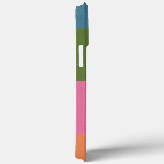 モダニストカラーブロック3、名前をカスタムする付き Case-Mate iPhoneケース (裏面 / 右)