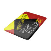 モダニスト太陽のEclipseのカスおもしろいタブル バスマット (アングル)