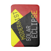 モダニスト太陽のEclipseのカスおもしろいタブル バスマット (正面縦)