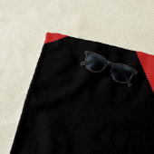 モダニスト太陽のEclipseのカスおもしろいタブル ビーチタオル (インサイチュ)