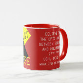 モダニスト太陽のEclipseのカスおもしろいタブル マグカップ (正面右)