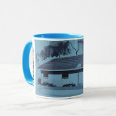 モダニスト60sハウス – 木陰マグカップ マグカップ (正面左)