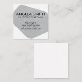 モダニズムと芸術的形 スクエア名刺 (正面/裏面)