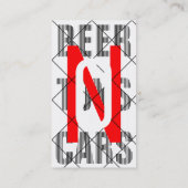 モダニズムのカード 名刺 (裏面)