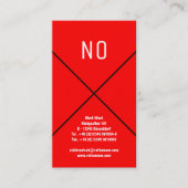 モダニズムのカード 名刺 (正面)