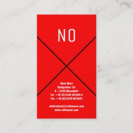 モダニズムのカード 名刺