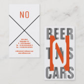 モダニズムのカード 名刺 (正面/裏面)