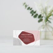 モダニズムの形 名刺 (スタンド正面)