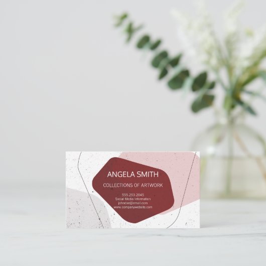 モダニズムの形 名刺 (スタンド正面)