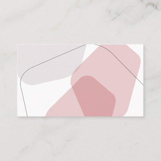 モダニズムの形 名刺 (裏面)