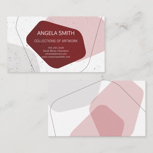 モダニズムの形 名刺 (正面/裏面)