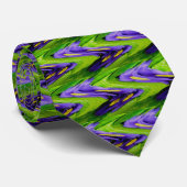 モダニズムの紫色の黄色い花束 ネクタイ (ロール)