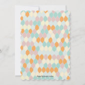 モダニズムレトロ |ブライダルシャワー 招待状 (裏面)