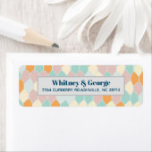 モダニズムレトロ |差出人住所ラベル ラベル (インサイチュ)