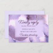 モダムパープルバイオレット 出欠カード (正面/裏面)