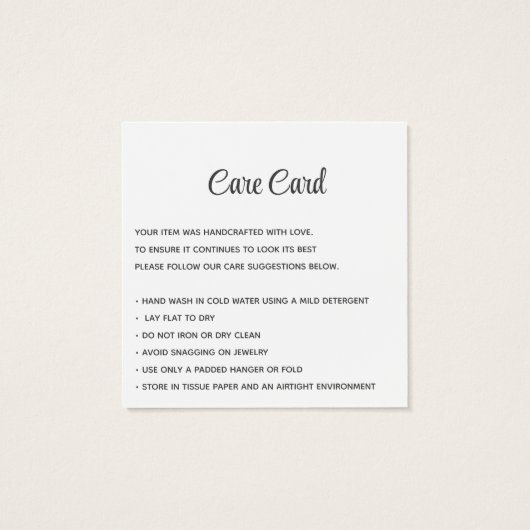 モダンありがとう白黒服気に服カード (裏面)