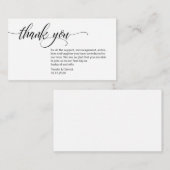 モダンありがと結婚うございました エンクロージャーカード (正面/裏面)