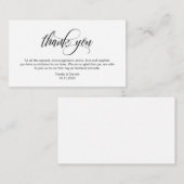 モダンありがと結婚うございました エンクロージャーカード (正面/裏面)