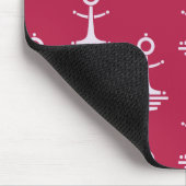 モダンいかりパターン マウスパッド (コーナー)