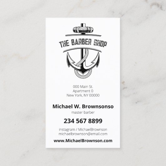 モダンいかり 名刺 (裏面)