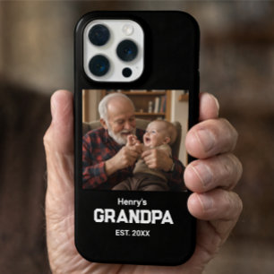 モダンおじいちゃん設立Est.名前年写真 iPhone 15 Proケース