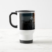 モダンおじさん ファンクル定義スクリプト 楽しい写真 トラベルマグ (左)