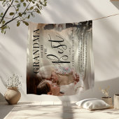 'モダンおばあちゃん'写真、名前&引用文フリースBlan フリースブランケット